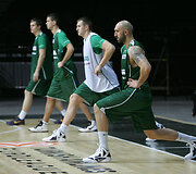 Kauno &bdquo;Žalgirio&ldquo; treniruotė