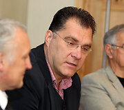 Albertas Skurvydas (k.) ir Arvydas Sabonis