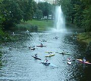 Baidarių slalomas Rygoje