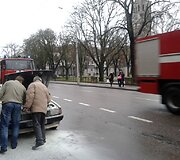 Kaune užsidegė automobilis