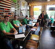 Žalgiriečiai &bdquo;McDonald&lsquo;s&ldquo; restorane