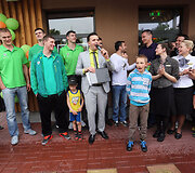 Žalgiriečiai &bdquo;McDonald&lsquo;s&ldquo; restorane