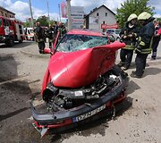 Avarija Petra&scaron;iūnuose, Kaune