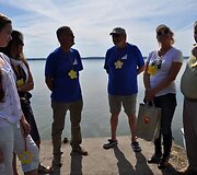 Jachtininkų klubo atstovai