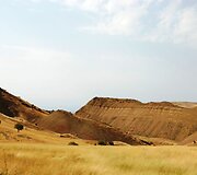 Gruzijos ir Azerbaidžiano pasienyje visai kitokia &scaron;alies panorama.