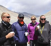 9 - Ole, Chrisas, Edita and Holly BC stovykloje