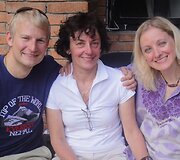 20. Komandos nariai užlipę į vir&scaron;ūnę: Ole, Margaret, Edita