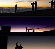 Haleakala ugnikalnio vir&scaron;ūnė. Maui, Hawaii.