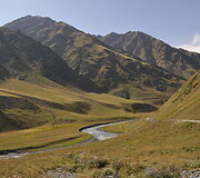 Slėnis, kuriame piemenys gano avis