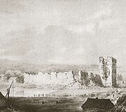 Napoleono Ordos pie&scaron;inys "Krėvos pilis" (XIX a.)