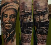 Domanto Parvainio tatuiruotės