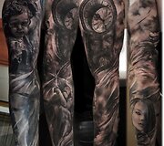 Domanto Parvainio tatuiruotės