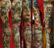 Domanto Parvainio tatuiruotės