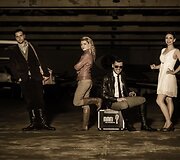 V.Mickvičius, Liucina Rimgailė, Tadas Rimgaila ir Elena Leonova
