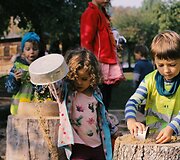 Lauko darželio Vilniuje auklėtiniai dienas leidžia gamtos apsuptyje