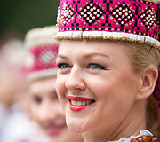 JAV Nepriklausomybės dienos &scaron;ventės akimirka