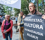 Kultūros darbuotojų potesto akcija