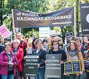 Kultūros darbuotojų potesto akcija
