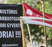Kultūros darbuotojų potesto akcija