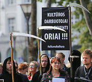 Kultūros darbuotojų potesto akcija