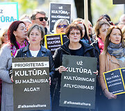 Kultūros darbuotojų potesto akcija