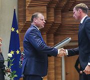 Saulius Skvernelis, Mindaugas Gri&scaron;konis