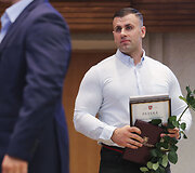 Sportininkų pagerbimo už pasiekimus Pasaulio ir Europos čempionatuose 2018 metais &scaron;ventė