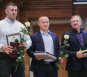 Sportininkų pagerbimo už pasiekimus Pasaulio ir Europos čempionatuose 2018 metais &scaron;ventė