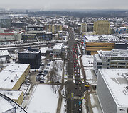 Prie&scaron;&scaron;ventinės eismo spūstys sostinėje