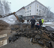 &Scaron;ilumos trasos avarija Naujamiestyje