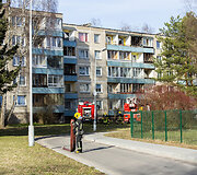 Sostinės Architektų gatvėje degė butas