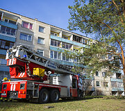 Sostinės Architektų gatvėje degė butas