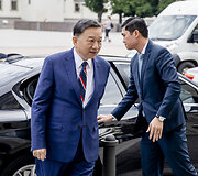 Vidaus reikalų ministras Eimutis Misiūnas susitiko su Vietnamo vie&scaron;ojo saugumo ministru ir jo delegacija