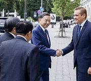 Vidaus reikalų ministras Eimutis Misiūnas susitiko su Vietnamo vie&scaron;ojo saugumo ministru ir jo delegacija