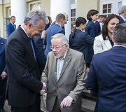 Prezidento Valdo Adamkaus konferencija