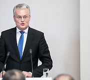 Prezidento Valdo Adamkaus konferencija