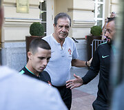 Portugalijos futbolo rinktinė kartu su C.Ronaldo i&scaron;vyko į treniruotę