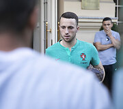 Portugalijos futbolo rinktinė kartu su C.Ronaldo i&scaron;vyko į treniruotę