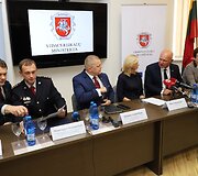 Spaudos konferencija valstybinio lygio civilinės saugos funkcinių pratybų pirminiams rezultatams ir vertinimams pristatyti