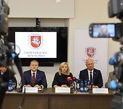 Spaudos konferencija valstybinio lygio civilinės saugos funkcinių pratybų pirminiams rezultatams ir vertinimams pristatyti