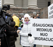 Mitingas &bdquo;Vėžys &ndash; ne sloga&ldquo;