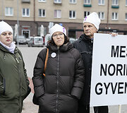Mitingas &bdquo;Vėžys &ndash; ne sloga&ldquo;
