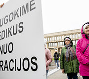 Mitingas &bdquo;Vėžys &ndash; ne sloga&ldquo;