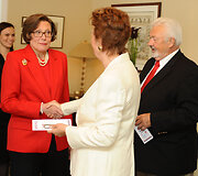 JAV ambasadorė Anne E. Derse (kairėje), Rimtautas ir Birutė Vizgirdos