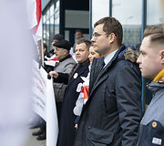 Protesto akcija &bdquo;Belarus is NOT Russia"