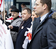 Protesto akcija &bdquo;Belarus is NOT Russia"