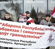 Protesto akcija &bdquo;Belarus is NOT Russia"