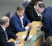 Saulius Skvernelis, Ramūnas Karbauskis, Naglis Puteikis