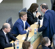 Saulius Skvernelis, Ramūnas Karbauskis, Naglis Puteikis