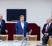 Saulius Skvernelis, Ramūnas Karbauskis, Vytautas Kamblevičius